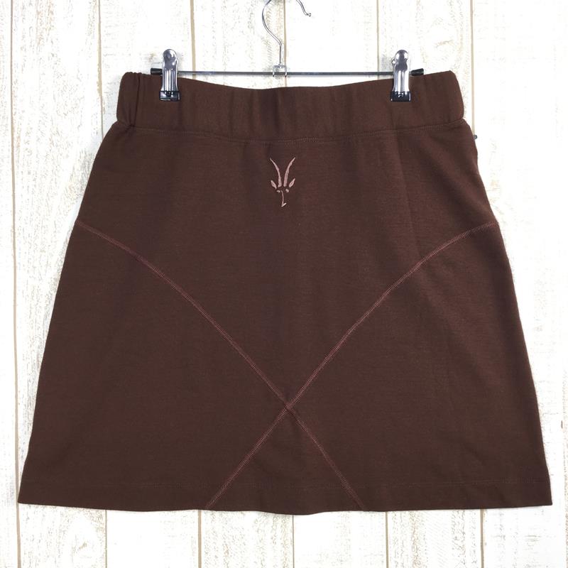 【WOMEN's M】 アイベックス メリノウール スカート Merino Wool Skirt 生産終了モデル 入手困難 IBEX ブラウン系