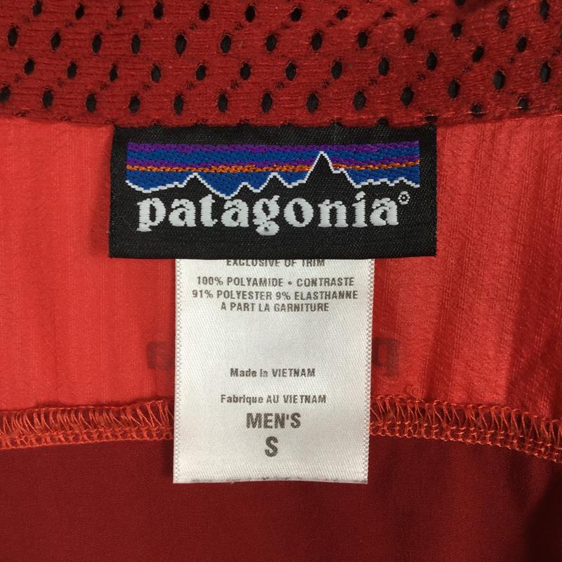【MEN's S】 パタゴニア ナイン トレイル ジャケット Nine Trails Jacket ウィンド ブレーカー シェル PATAGONIA 24952 LGF レッド系