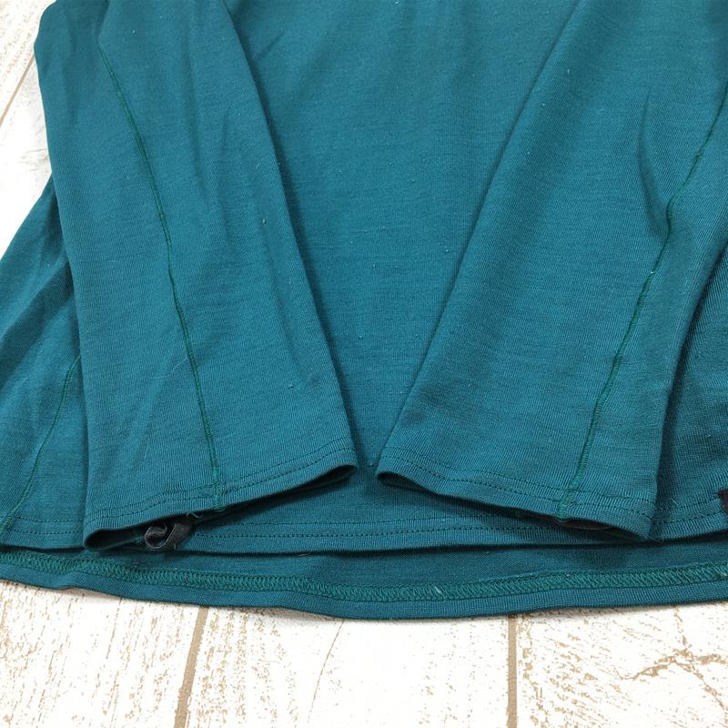 【WOMEN's S】 パタゴニア メリノ サーマルウェイト ジップネック Merino TW Zip-Neck ロングスリーブ シャツ メリノウール PATAGONIA 37127 ABRG Arbor Green グリーン系