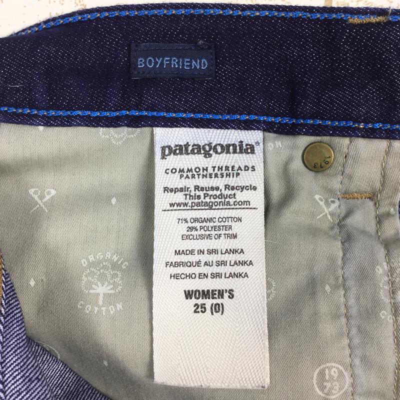 【WOMEN's 25】 パタゴニア ボーイフレンド クロップス Boyfriend Crops ジーンズ デニムパンツ PATAGONIA 55080 DDNM ネイビー系