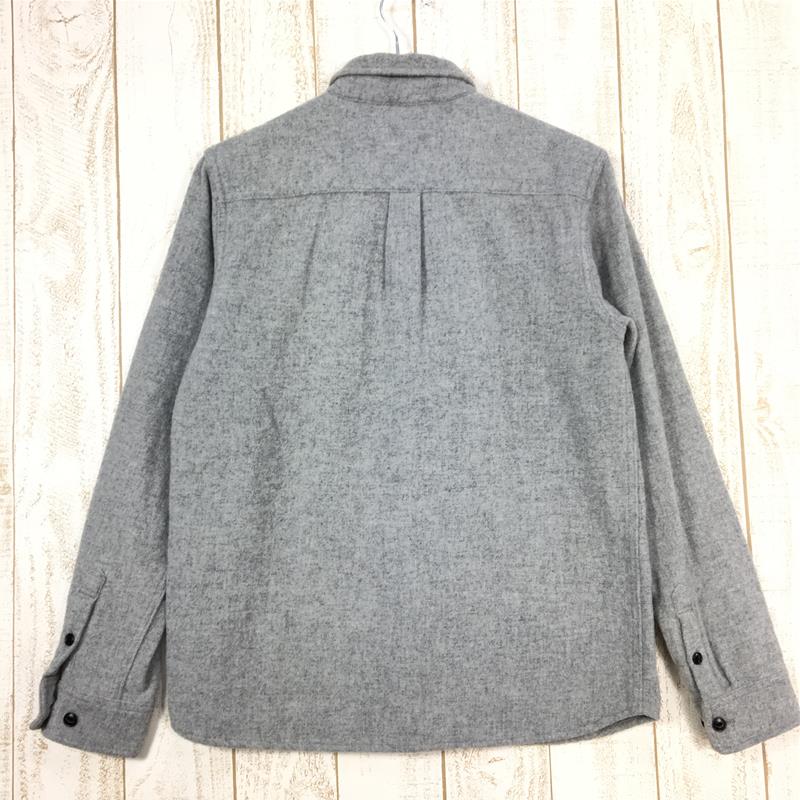 【WOMEN's M】 ノースフェイス ロングスリーブ ウール シャツ L/S WOOL SHIRT NORTH FACE NRW61509 グレー系