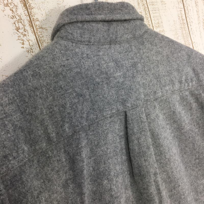 【WOMEN's M】 ノースフェイス ロングスリーブ ウール シャツ L/S WOOL SHIRT NORTH FACE NRW61509 グレー系