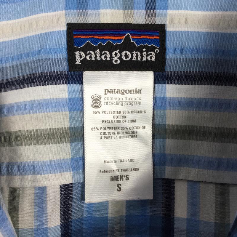 【MEN's S】 パタゴニア ショートスリーブ パッカーウェア シャツ SHORT SLEEVED PUCKERWARE SHIRTS PATAGONIA 53000 CCL ブルー系