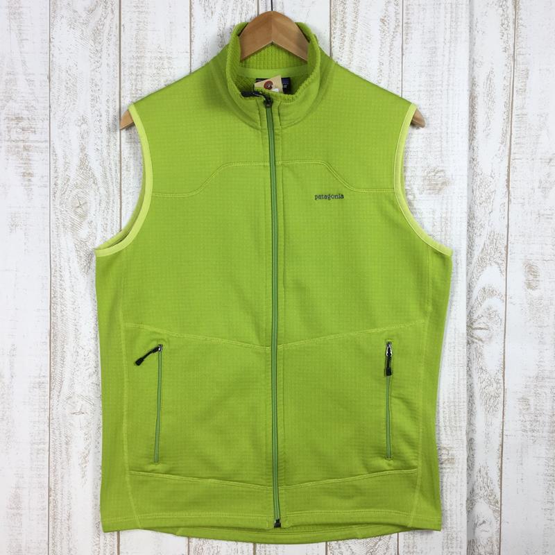 【MEN's M】 パタゴニア R1 ベスト R1 VEST レギュレーター ポーラテック パワードライ フリース 生産終了モデル 入手困難 希少カラー PATAGONIA 40140 LEK Light Gekko グリーン系