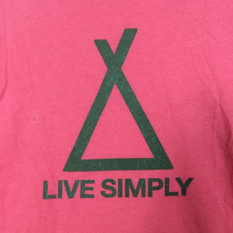 【WOMEN's S】 パタゴニア ウィメンズ Live Simply ティピー オーガニックコットン Tシャツ PATAGONIA ピンク系