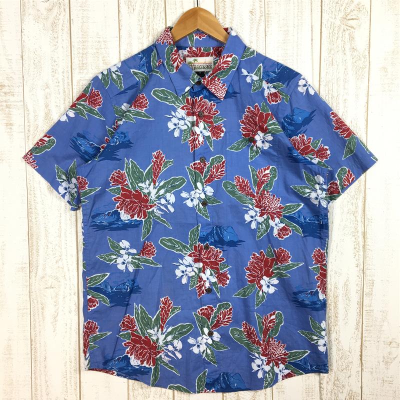 【MEN's M】 パタゴニア マリヒニ パタロハ シャツ Malihini Pataloha Shirt アロハシャツ 入手困難 PATAGONIA 52561 CERS ブルー系