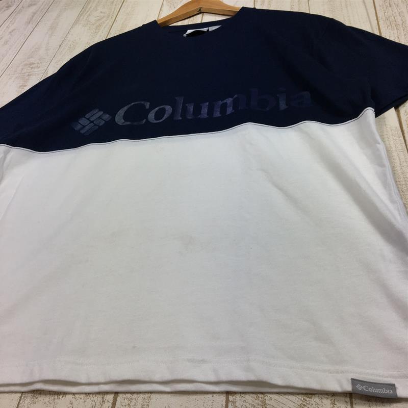 【MEN's XL】 コロンビア バロナ トレイル Tシャツ BALLONA TRAIL T-Shirts COLUMBIA PM4476 ネイビー系