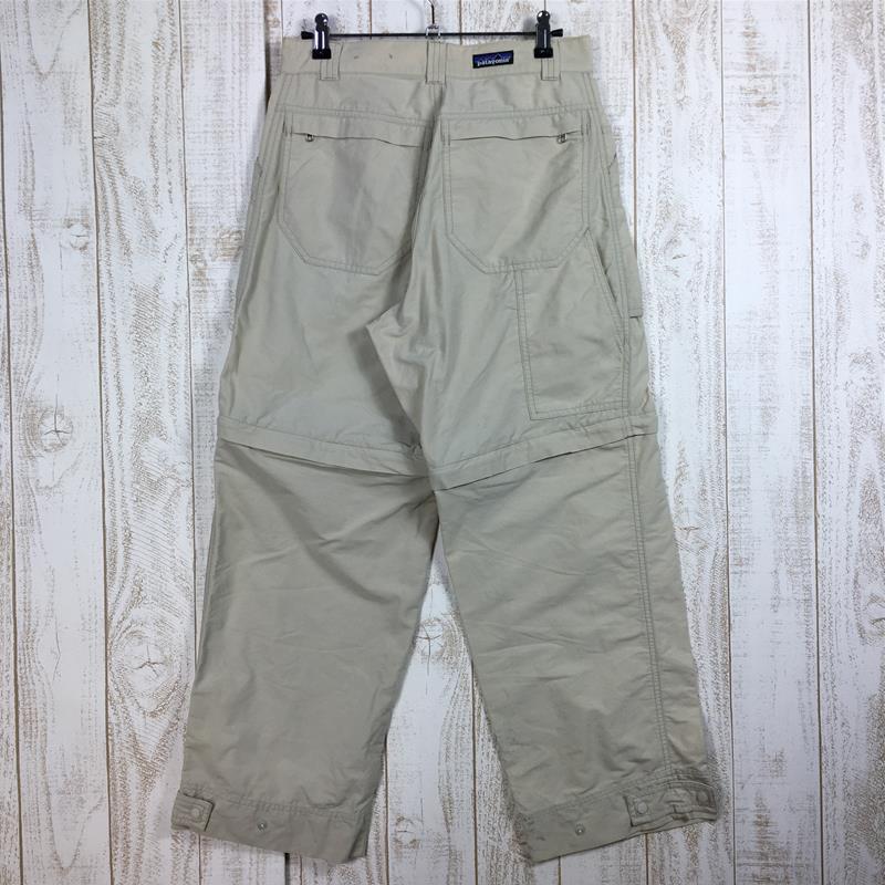 [MEN's 28] Patagonia 2001 Outback pants Outback Pants zip-off cut-off  convertible PATAGONIA 55030 Hazelnut beige system