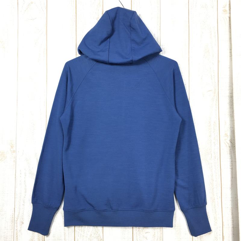 【WOMEN's S】 スーパーナチュラル エッセンシャル フーディ ESSENTIAL HOODY メリノウール パーカー supernatural | SN SNW006530 ブルー系