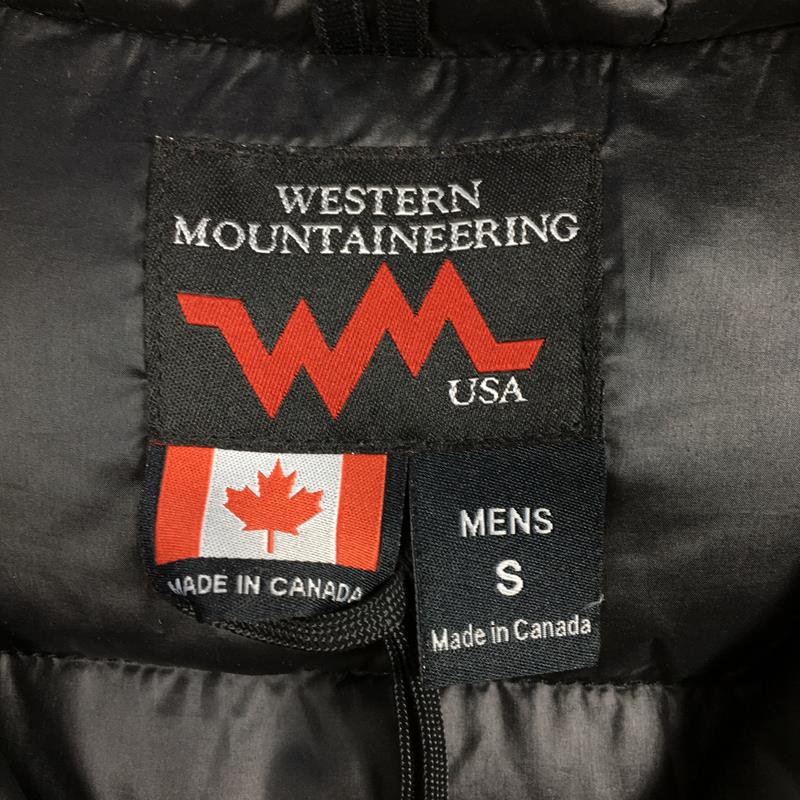 【MEN's S】 ウェスタンマウンテニアリング フラッシュ ジャケット Flash Jacket 850+FP ダウン フーディ WESTERN MOUNTAINEERING ブラック系