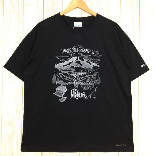 【MEN's L】 コロンビア アリガトサン ショートスリーブ Tシャツ Arigatosan Short Sleeve Tee COLUMBIA PM0157 ブラック系