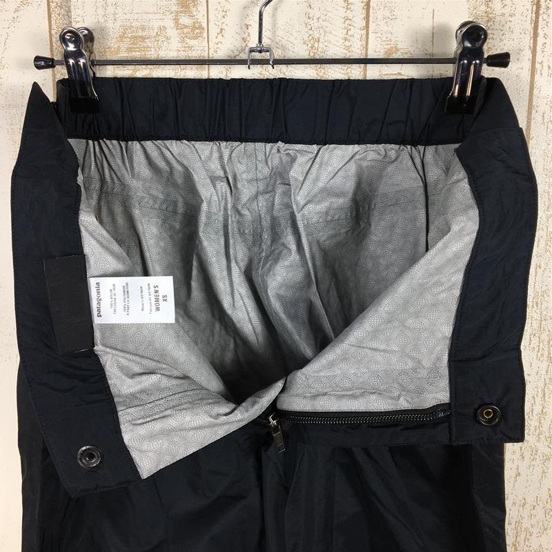 【WOMEN's XS】 パタゴニア レインシャドー パンツ Rain Shadow Pants H2No 2.5L レインシェル PATAGONIA 84498 BLK Black ブラック系