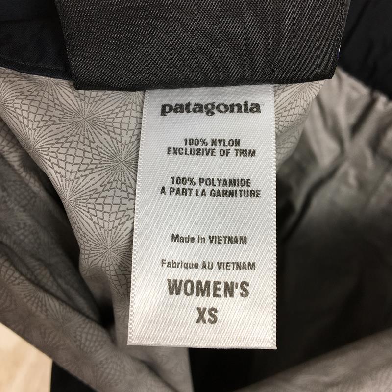 【WOMEN's XS】 パタゴニア レインシャドー パンツ Rain Shadow Pants H2No 2.5L レインシェル PATAGONIA 84498 BLK Black ブラック系