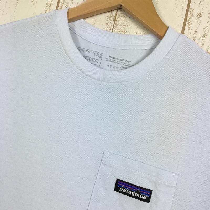 【MEN's XS】 パタゴニア P-6 ラベル ポケット レスポンシビリティー P-6 Label Pocket Responsibili Tee Tシャツ PATAGONIA 37406 WHI White ホワイト系