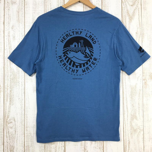 【MEN's XS】 パタゴニア セーフガード ステンシル ワールド トラウト オーガニック Tシャツ Safeguard Stencil World Trout Organic T-Shirt PATAGONIA 38534 PGBE ブルー系
