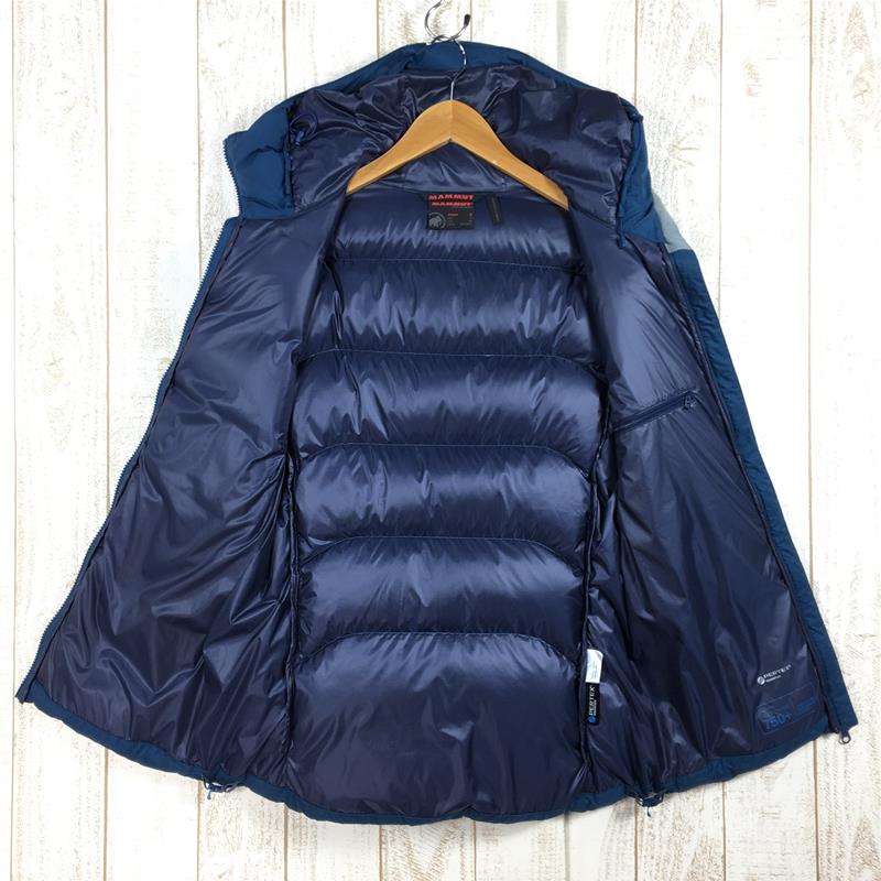 [WOMEN's S] Mammut Excelon insulation hooded jacket Xeron IN Hooded Jacket  750+FP down jacket MAMMUT 1013-00711 blue system