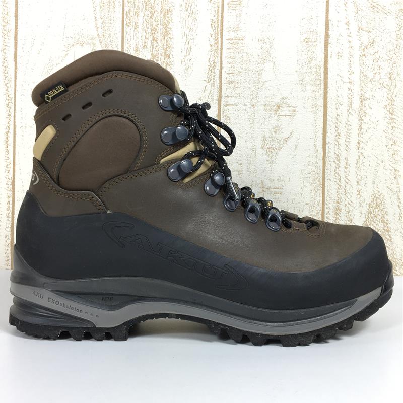 【UNISEX 23.5cm】 アクー スーパーアルプ ヌバック ゴアテックス SUPERALP NBK GTX トレッキングシューズ AKU  592ISG 050 Brown ブラウン系