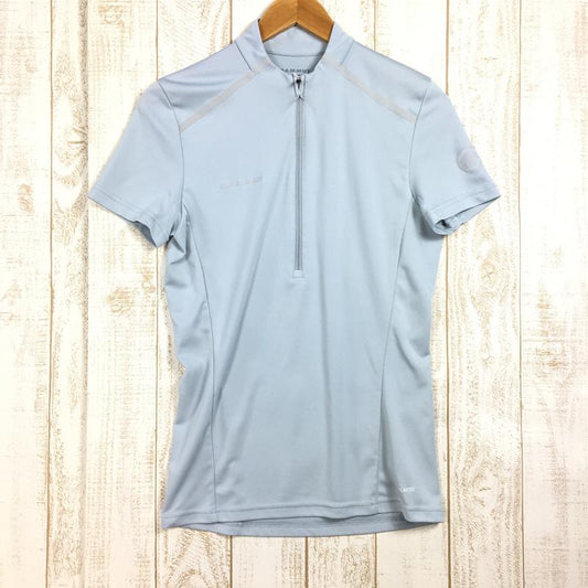【MEN's S】 マムート アタカゾ ライト ジップ Tシャツ Atacazo Light Zipped T-Shirt MAMMUT 1017-00090 グレー系