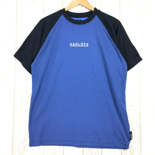 【MEN's M】 ホグロフス オールド ポーラテック Tシャツ HAGLOFS ブルー系