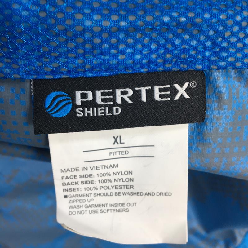 【MEN's XL】 アンダーアーマー 2.5L Pertex Shield レインシェル ジャケット フーディ UNDER ARMOUR ブルー系