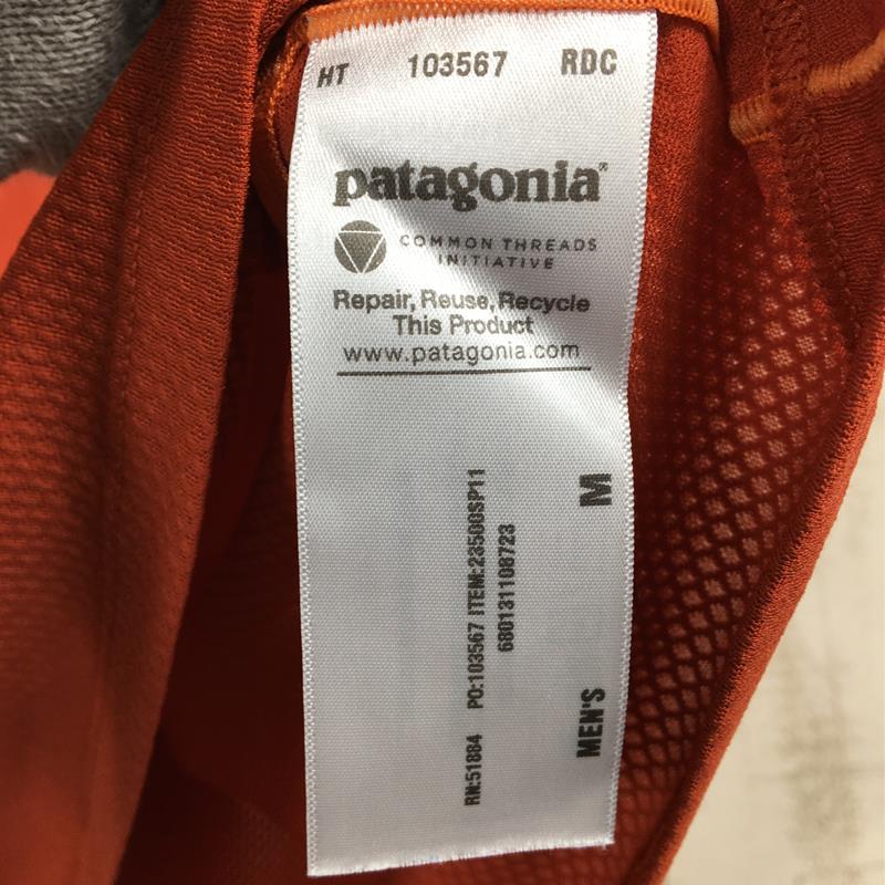 【MEN's M】 パタゴニア エアフロー Tシャツ Air Flow T-Shirt PATAGONIA 23500 RDC オレンジ系