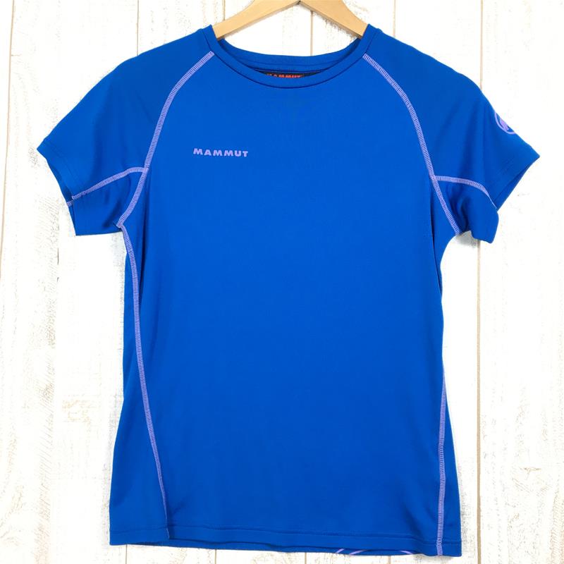【WOMEN's S】 マムート クール トップ Tシャツ COOL TOP T-SHIRTS MAMMUT 1041-08610 ブルー系