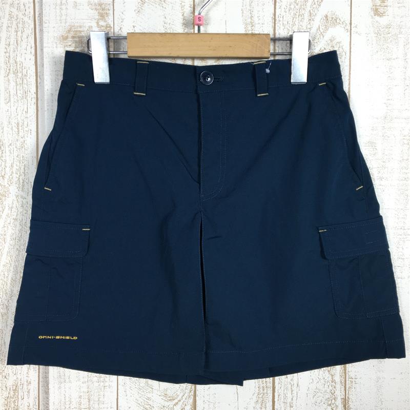 【WOMEN's S】 コロンビア カルガリークリーク キュロット ショーツ COLUMBIA PL4213 ネイビー系