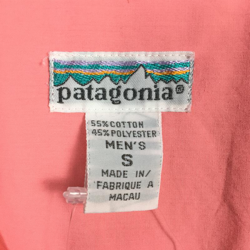 【MEN's S】 パタゴニア 1992 ロングスリーブ スナップ シャツ Long Sleeve Snap Shirt グァバ 白タグ ビンテージ 入手困難 PATAGONIA 52331 Guava ピンク系