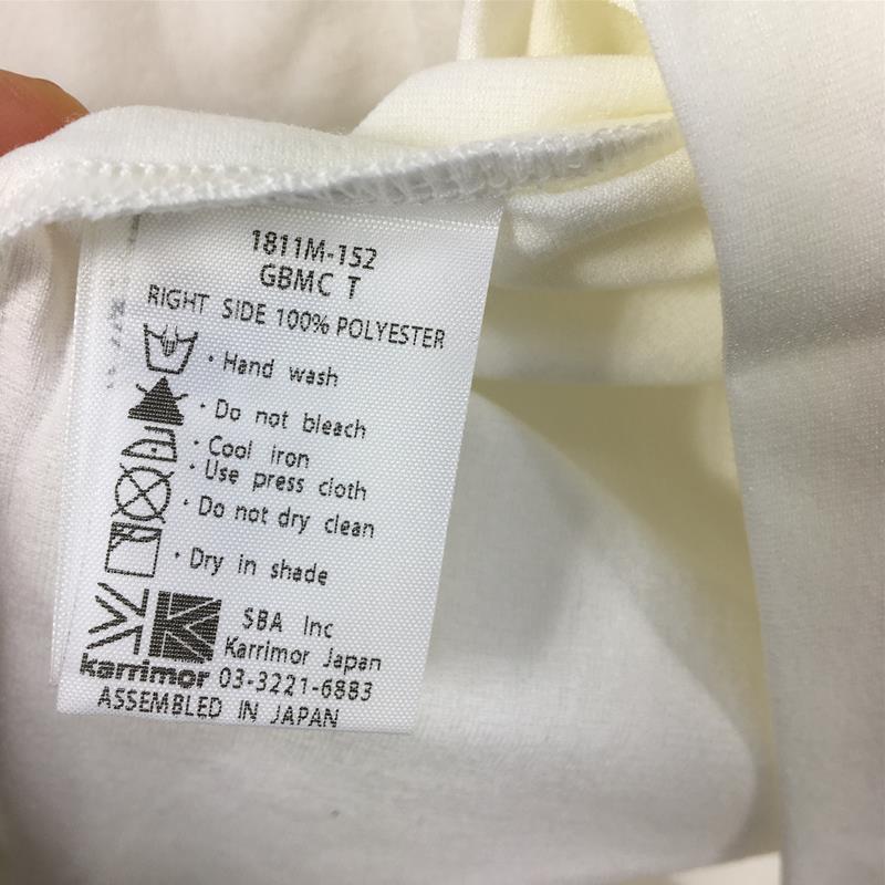 【MEN's M】 カリマー グレートブリテン マウンテン カンパニー GBMC Tシャツ 速乾 生産終了モデル 入手困難 KARRIMOR White ホワイト系