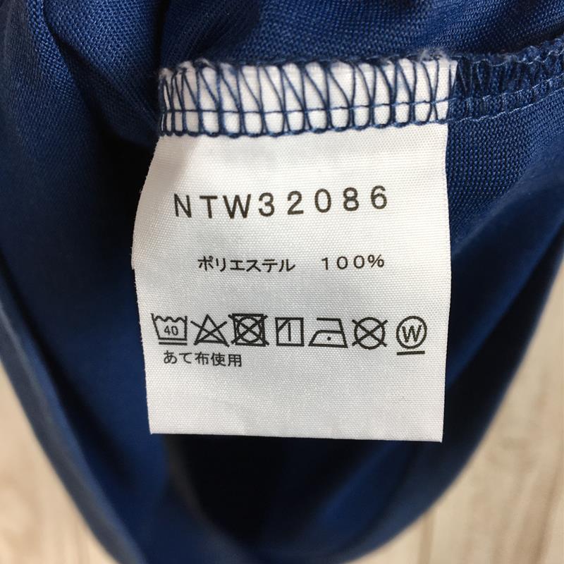 【WOMEN's M】 ノースフェイス ショートスリーブ ボックスロゴ ライン ティー S/S Box Logo Line Tee Tシャツ NORTH FACE NTW32086 ブルー系