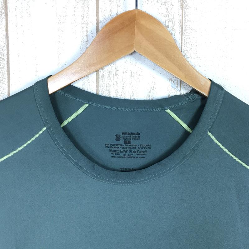 【MEN's S】 パタゴニア キャプリーン 1 SW ストレッチ Tシャツ Capilene 1 Silkweight Stretch T-Shirt PATAGONIA 45600 グリーン系