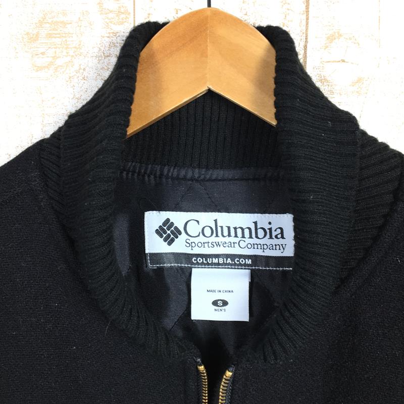 【MEN's S】 コロンビア メルトンウール キルティッド ショールカラー ジャケット COLUMBIA PM3511 ブラック系