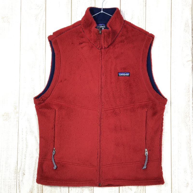 【MEN's M】 パタゴニア R2 ベスト R2 VEST レギュレーター フリース ファイヤー アメリカ製 ポーラテック サーマルプロ 生産終了モデル 希少カラー 入手困難 PATAGONIA 25150 Fire レッド系