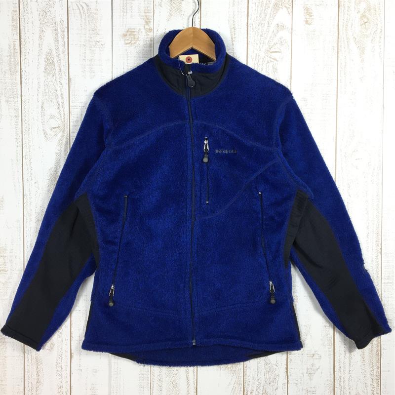 【MEN's S】 パタゴニア 2004 R2 ジャケット R2 JACKET ポーラテック サーマルプロ フリース レギュレーター セイロンブルー×ブラック アメリカ製 生産終了モデル 入手困難 PATAGONIA 25132 Ceylon Blue / Black ブルー系