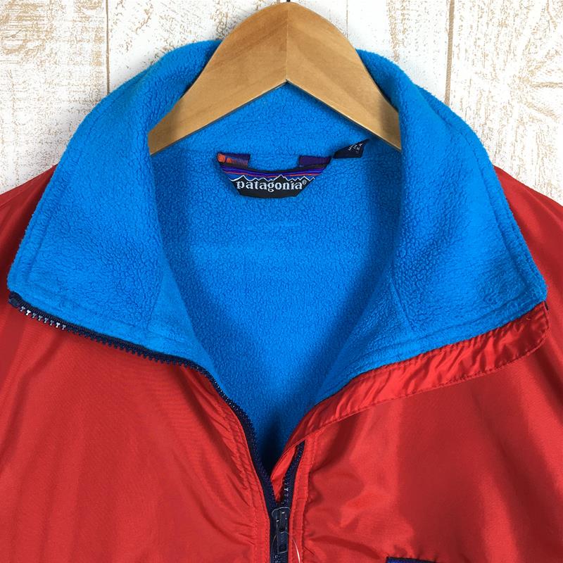[MEN's M] Patagonia 1988 Shelled Capilene Jacket Shelled Capilene Jacket  French Red x Peacock Vintage Fleece Discontinued model Rare color Difficult  ...
