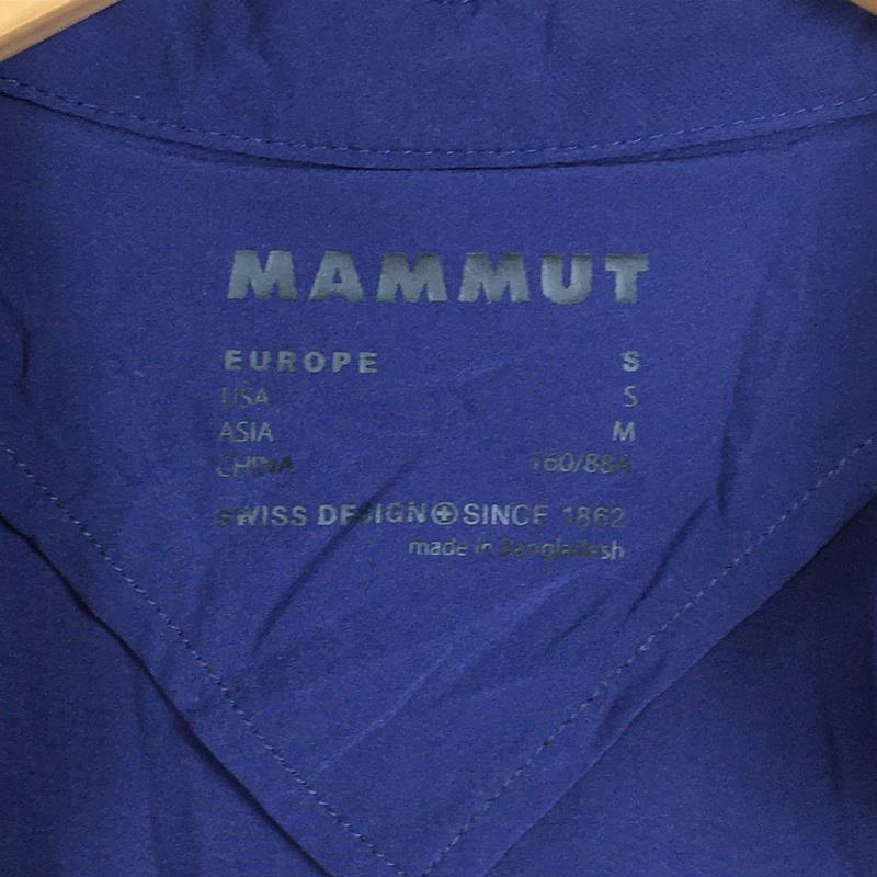 【WOMEN's S】 マムート トロバット ライト シャツ ウィメン Trovat Light Shirt Women MAMMUT 1015-00032 ネイビー系