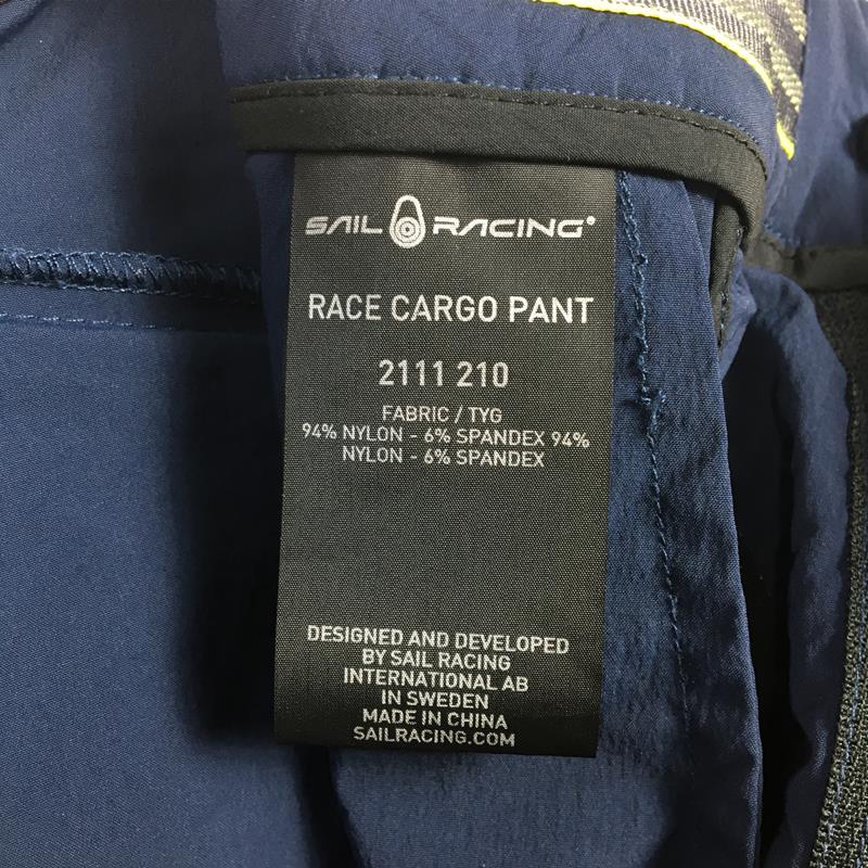 【MEN's 31】 セイルレーシング レース カーゴ パンツ RACE CARGO PANTS ソフトシェル 日本未発売モデル SAILRACING 2111210 ネイビー系