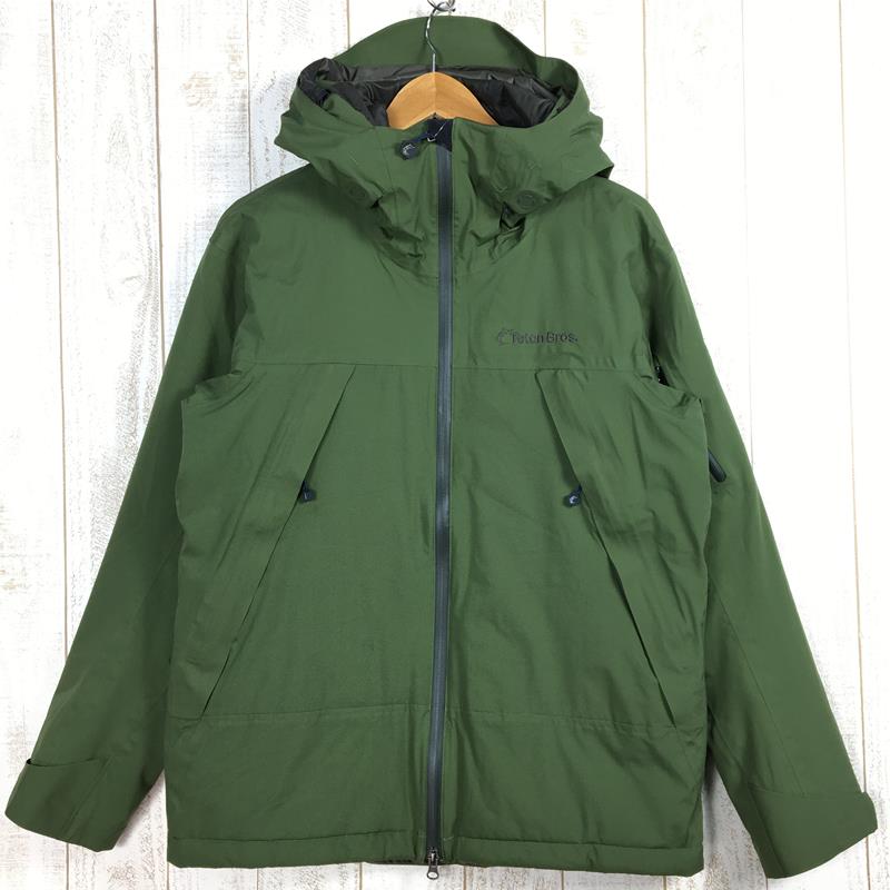 【MEN's M】 ティートンブロス グローリー ジャケット Glory Jacket Dermizax防水 ThermoMaxインサレーション フーディ ストレッチ TETON BROS TB183-03M グリーン系