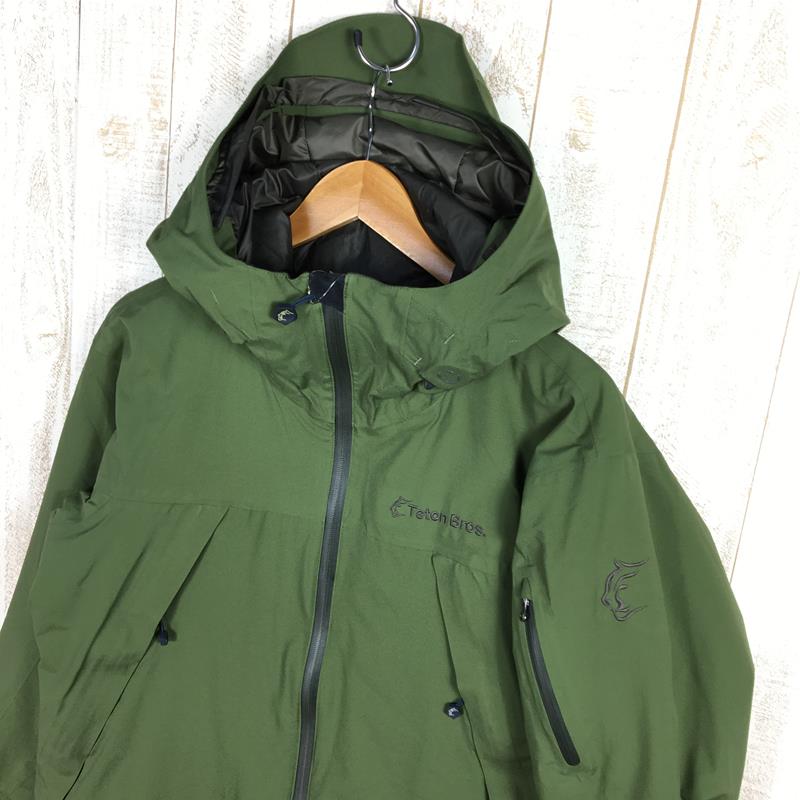 【MEN's M】 ティートンブロス グローリー ジャケット Glory Jacket Dermizax防水 ThermoMaxインサレーション  フーディ ストレッチ TETON BROS TB183-03M グリーン系