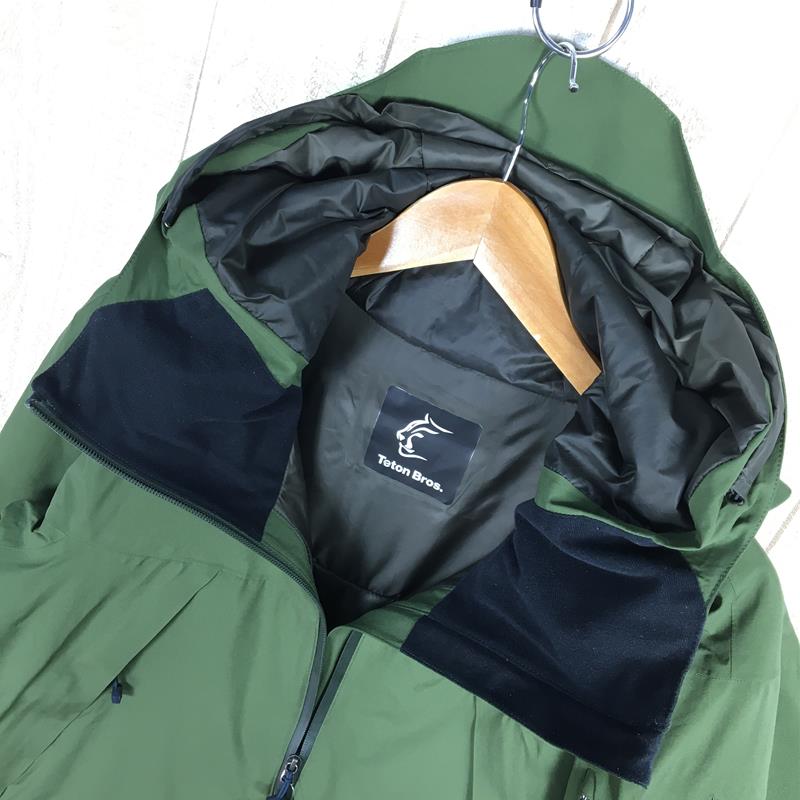 【MEN's M】 ティートンブロス グローリー ジャケット Glory Jacket Dermizax防水 ThermoMaxインサレーション フーディ ストレッチ TETON BROS TB183-03M グリーン系