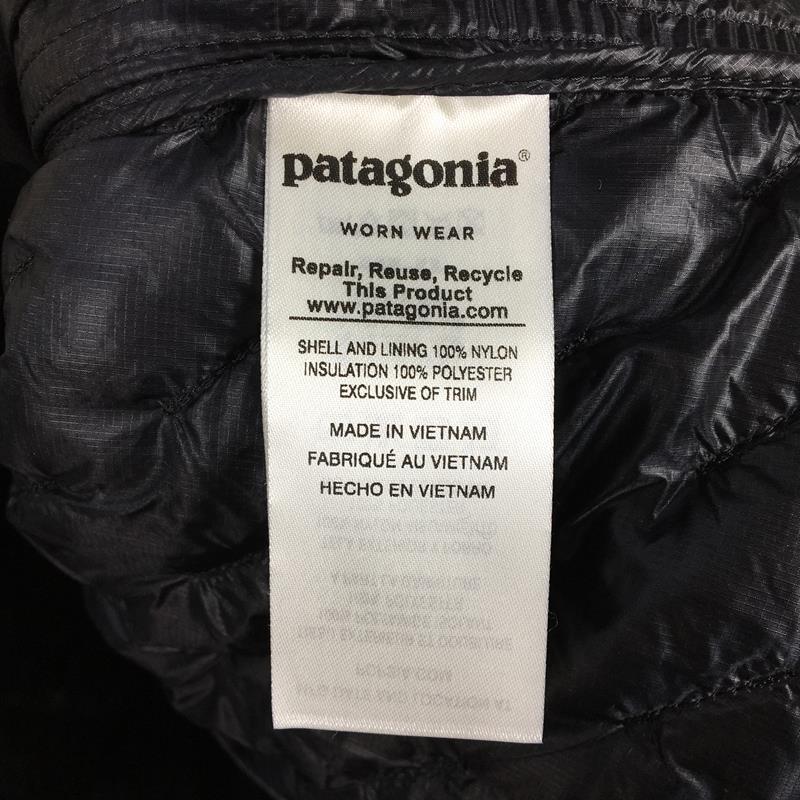 【WOMEN's M】 パタゴニア マイクロ パフ フーディ Micro Puff Hoody プルマフィル インサレーション ジャケット PATAGONIA 84040 BLK Black ブラック系