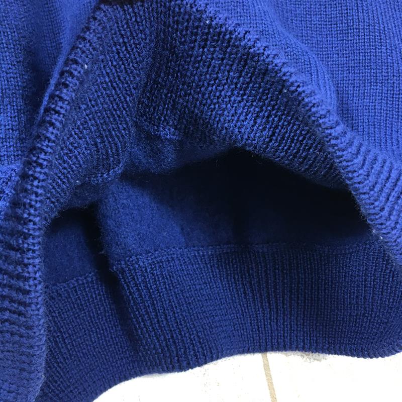 【MEN's S】 パタゴニア 1996 アルピニスト セーター Alpinist Sweater ストームブルー ウール ニット ジップネック 生産終了モデル 入手困難 PATAGONIA 51311 Storm Blue ネイビー系