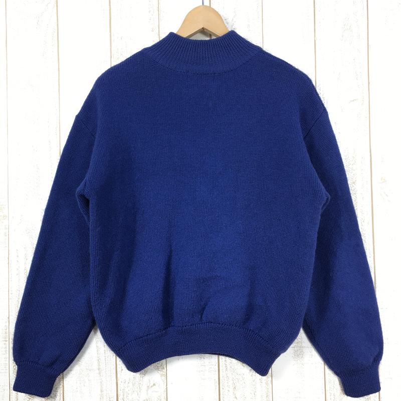 【MEN's S】 パタゴニア 1996 アルピニスト セーター Alpinist Sweater ストームブルー ウール ニット ジップネック  生産終了モデル 入手困難 PATAGONIA 51311 Storm Blue ネイビー系