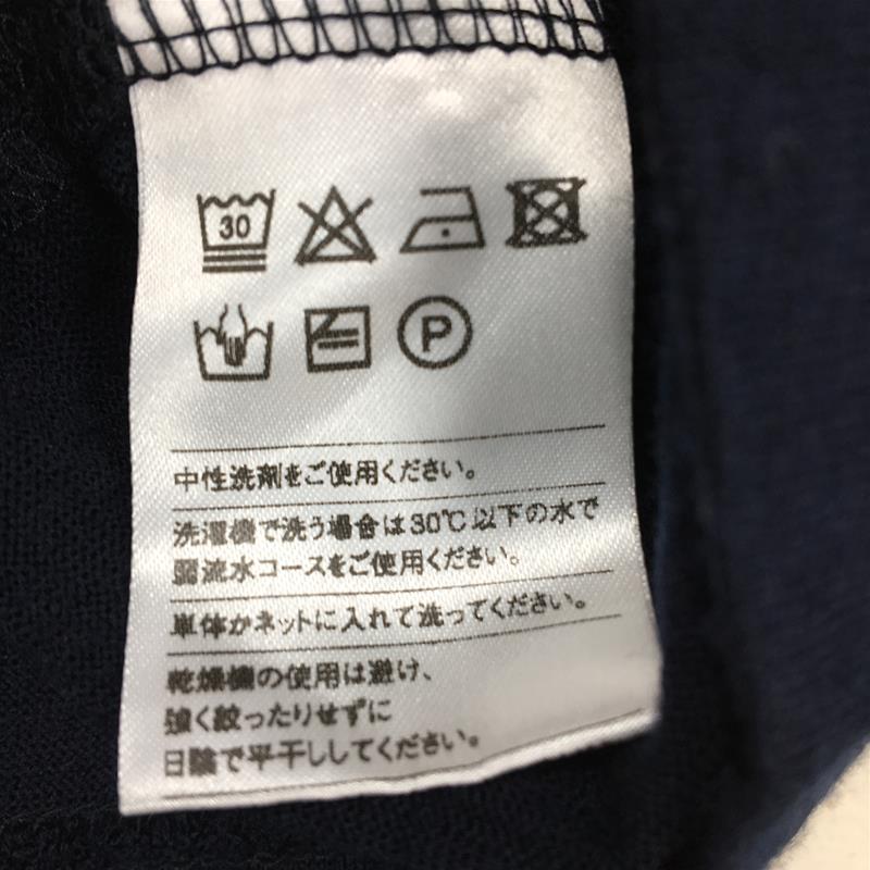 【UNISEX M】 山と道 メリノ ヘンリー Tシャツ Merino Henry T-Shirt メリノウール 生産終了モデル 入手困難 YAMATOMICHI ネイビー系