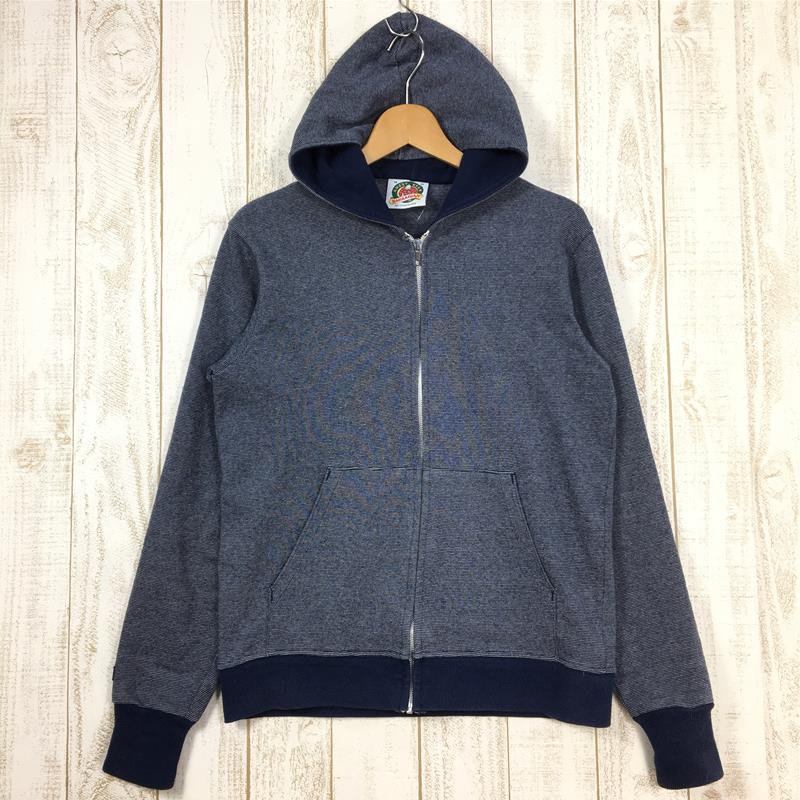 【MEN's M】 バーバリアン 8oz フルジップ パーカー 8oz Full-Zip Parka スウェット ジップアップ フーディ カナダ製 BARBARIAN ネイビー系