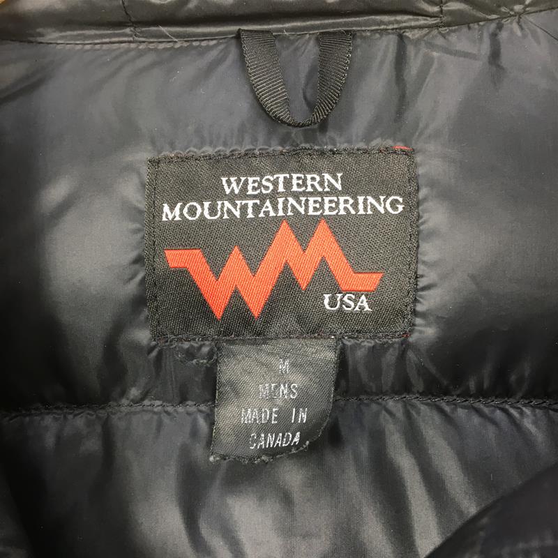 【MEN's M】 ウェスタンマウンテニアリング フラッシュ ジャケット Flash Jacket 850+FP ダウン フーディ カナダ製 WESTERN MOUNTAINEERING ブラック系