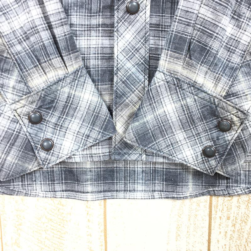 【MEN's S】 パタゴニア ロングスリーブ ウエスタン スナップ シャツ Long-Sleeved Western Snap Shirt ヘンプ ワークウェア シリーズ 入手困難 PATAGONIA 53330 SLIB グレー系