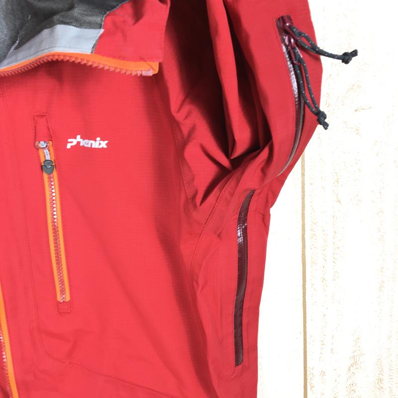 【MEN's L】 フェニックス スパンティーク ジャケット Spantik Jacket LEVEC 3層防水透湿 ハードシェル フーディ PHENIX PH352ST10 レッド系