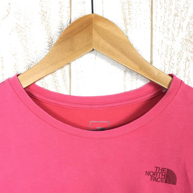 【WOMEN's S】 ノースフェイス バーティカル ロゴ Tシャツ Vertical Logo T-Shirt NORTH FACE NTW3140Z ピンク系