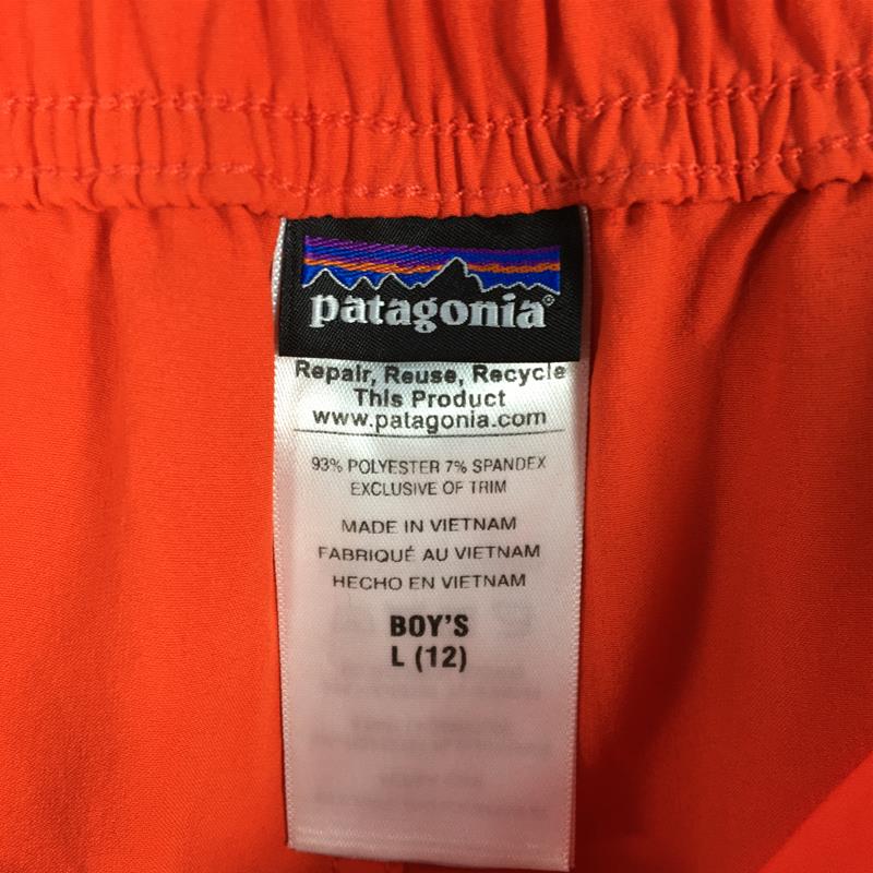 【BOY's L】 パタゴニア ボーイズ メリディアン ボード ショーツ Meridian Board Shorts ストレッチ PATAGONIA 67090 THR オレンジ系